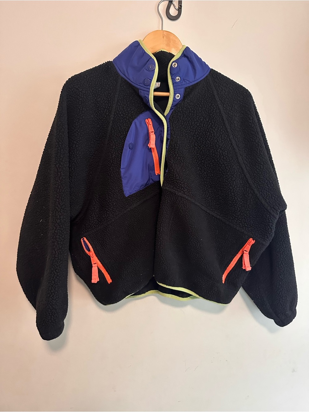 FP Movement by Free People Hit The Slopes Colorblock Fleece Pullover.